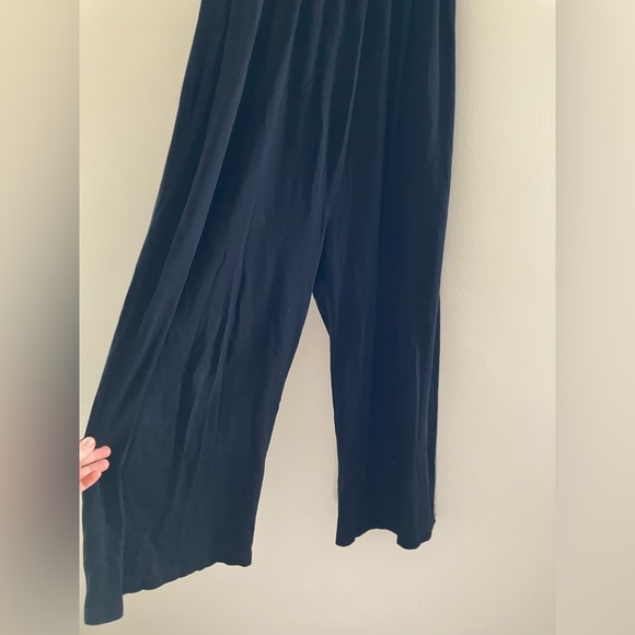 Calder Blake pima cotton black ruched top Lili romper size medium - Picture 5 of 8